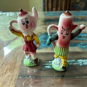 Vintage salt and pepper shakers